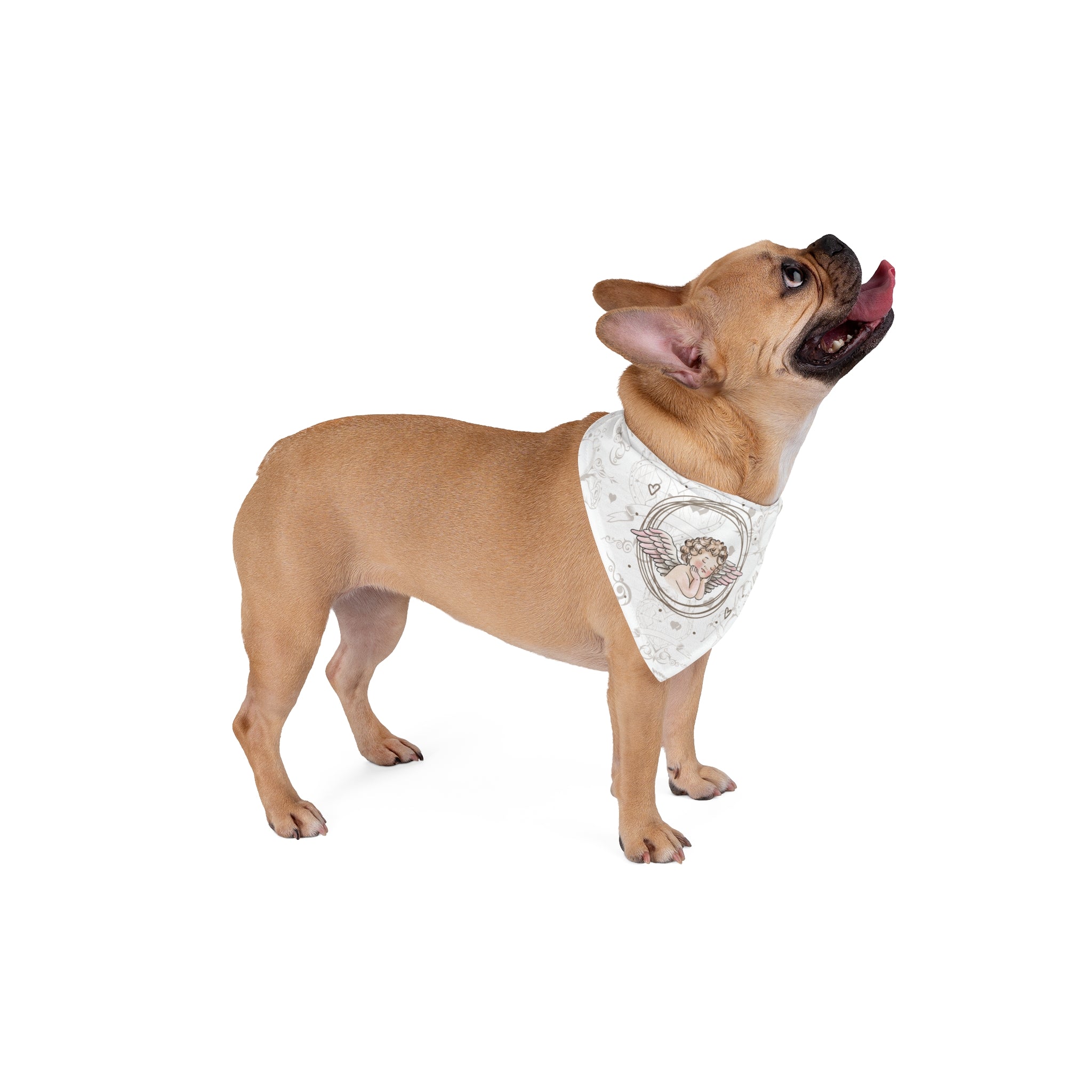 Cherub Angel Dog Bandana - Small and Large Sizes | Versatile Pet Accessory
