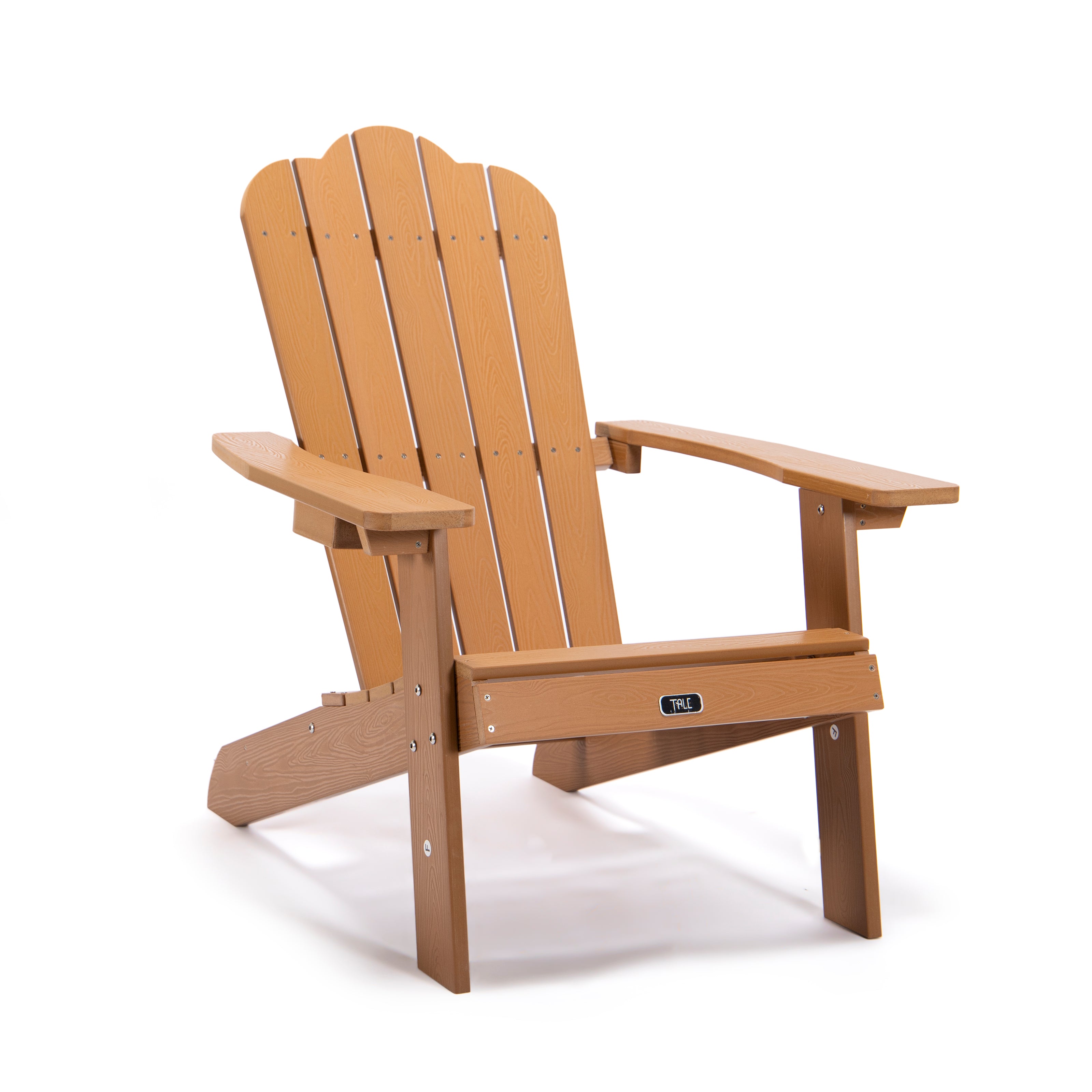 Adirondack Bliss: All-Weather Outdoor Chair with Cup Holder - Durable, Stylish, and Fade-Resistant