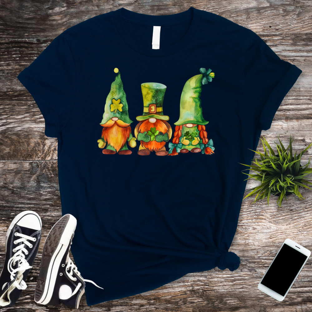 St Patrick's Day Gnomes Shirt, Happy St Patrick's Day Shirt, Clover Shamrock Shirt - St Patrick's Day Shirt, Irish Shirt - Lucky Horseshoe