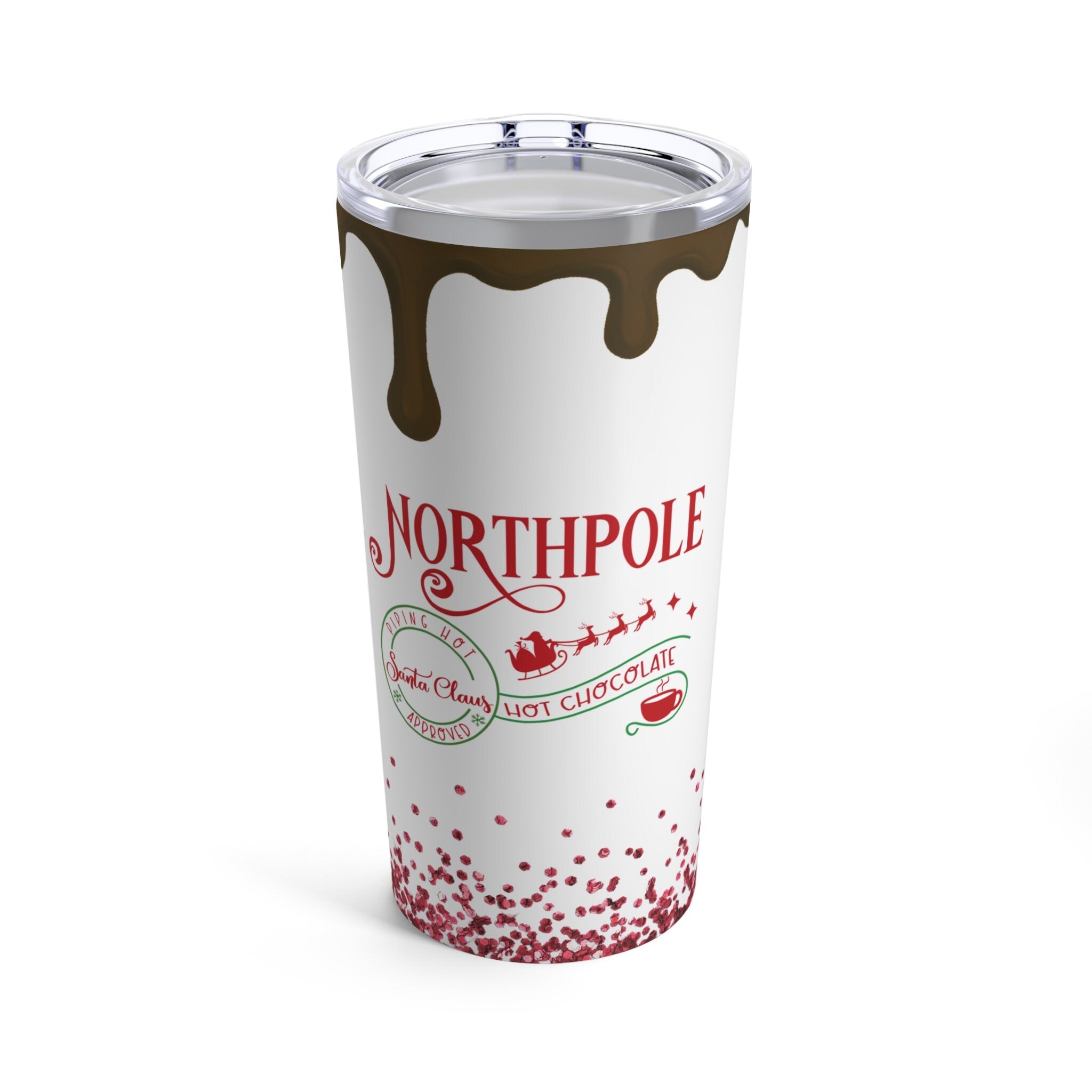 North Pole Hot Chocolate Christmas Tumbler 20oz