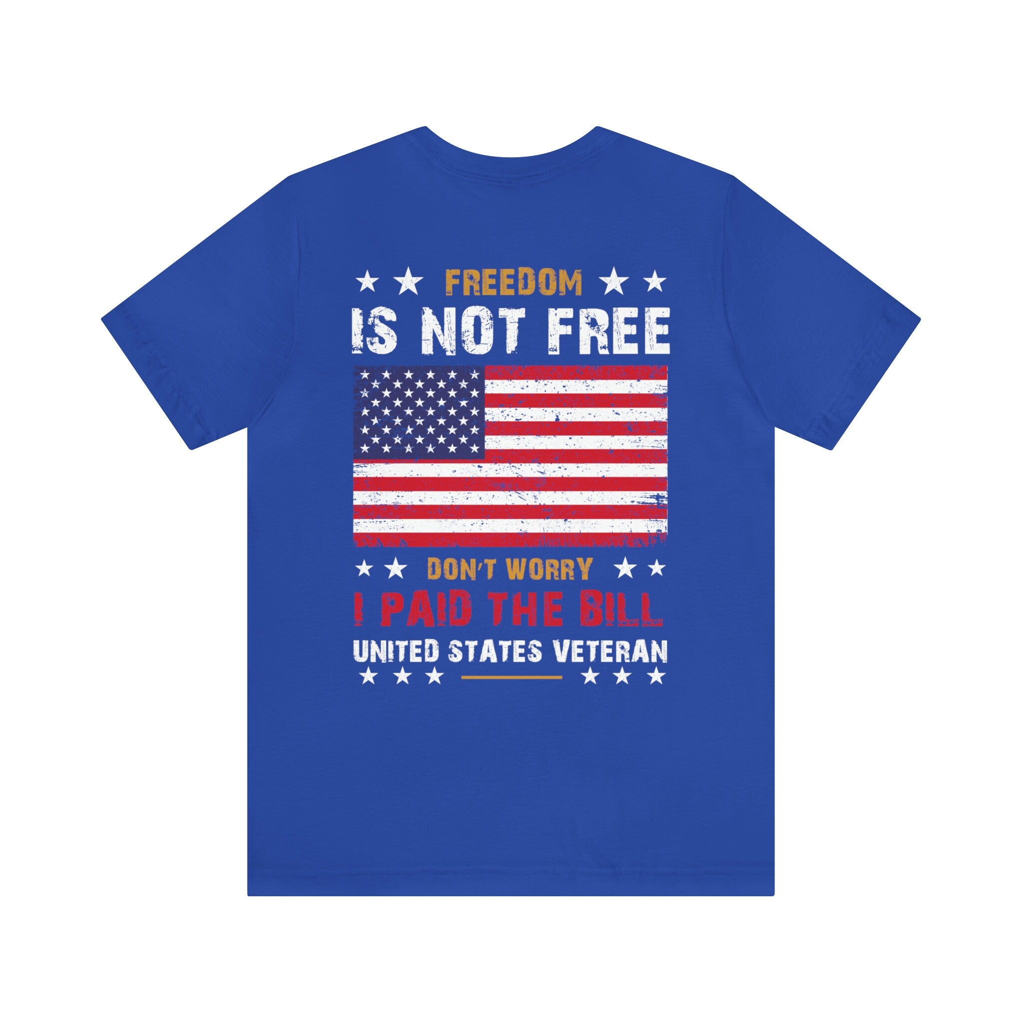 Patriotic Veteran Unisex Jersey Short Sleeve Tee American Pride