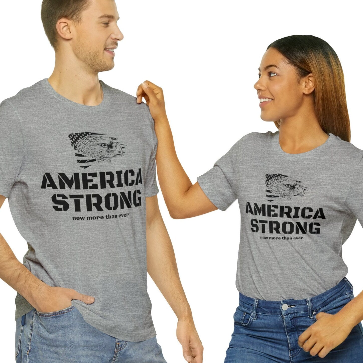 America Strong Now More Than Ever Unisex T-Shirt