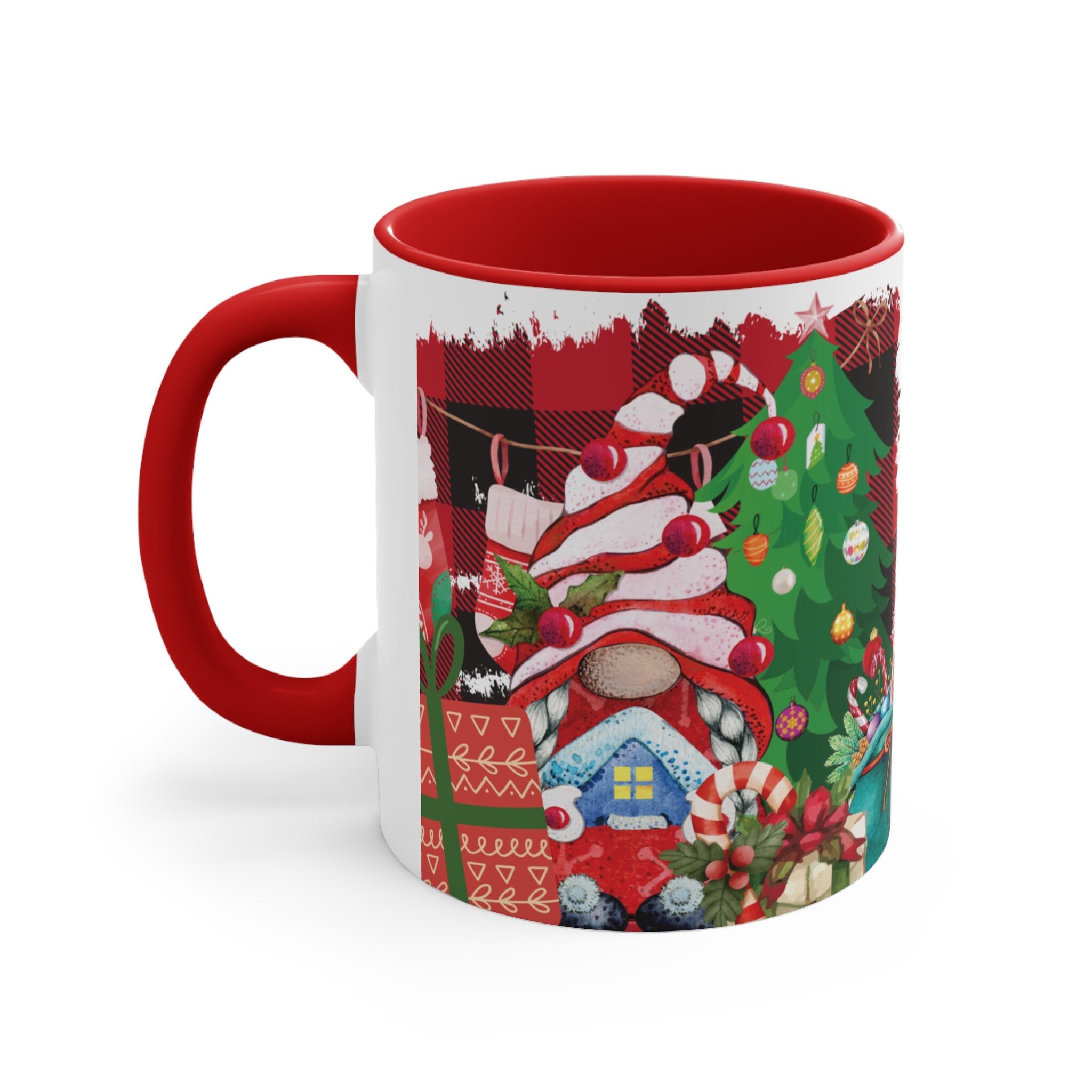 Charming Ceramic Gnome Mug: Whimsical Christmas Decor for Cozy Mornings. Embrace the Holiday Spirit with Every Sip!